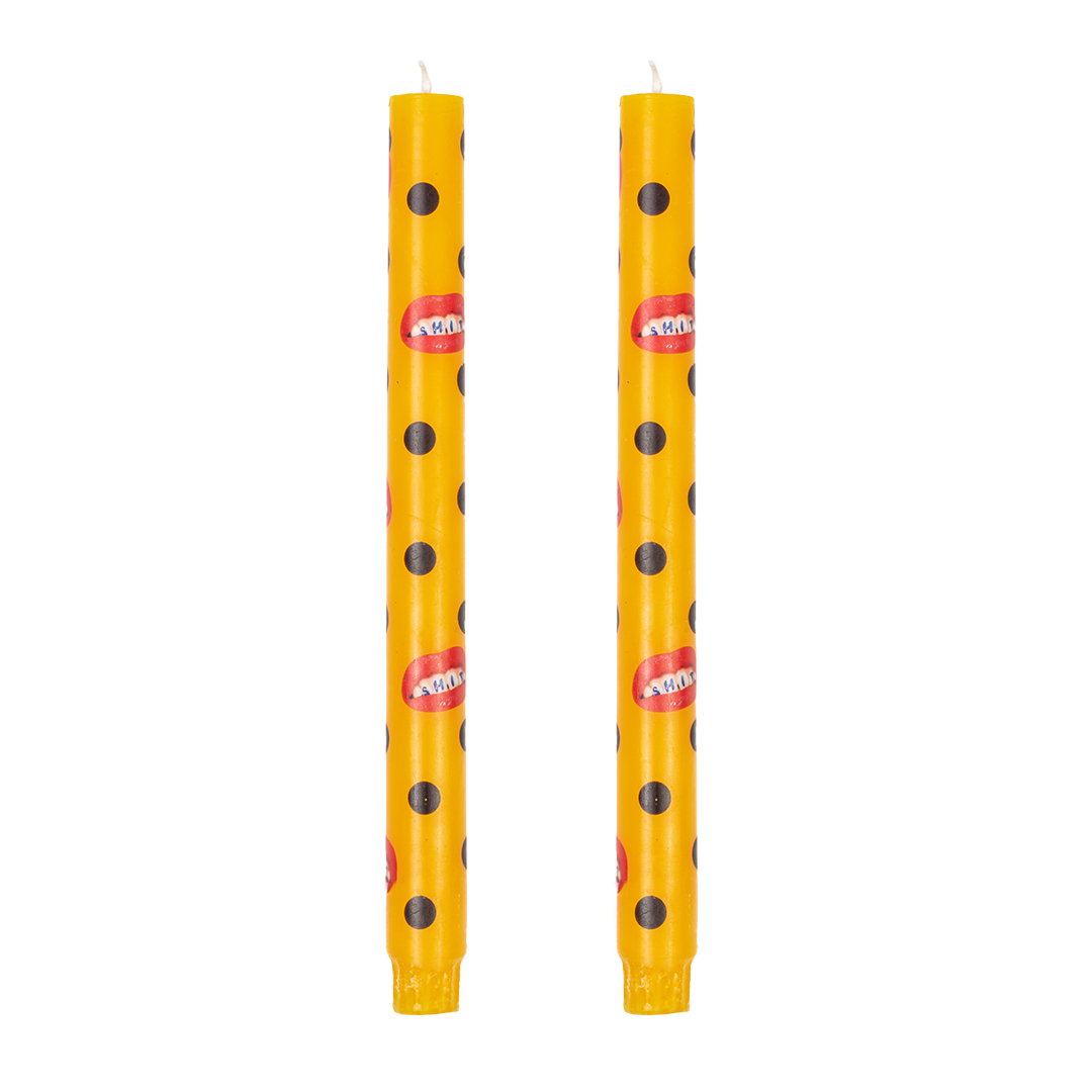 Set 2 pz candela a stelo toiletpaper